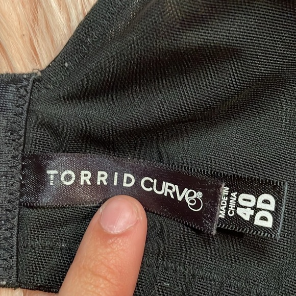 Torrid Simply Spacer T-Shirt Lightly Lined Lace‎ Back Smoothing Bra Size 40DD - Picture 5 of 6